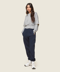 GS x Leana Deeb Oversized Joggers - Midnight Blue