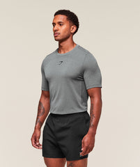 Lightweight Seamless T-Shirt - Light Grey/Smokey Grey