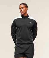 Arrival Block 1/4 Zip - Black