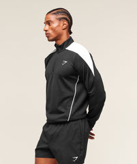 Arrival Block 1/4 Zip - Black