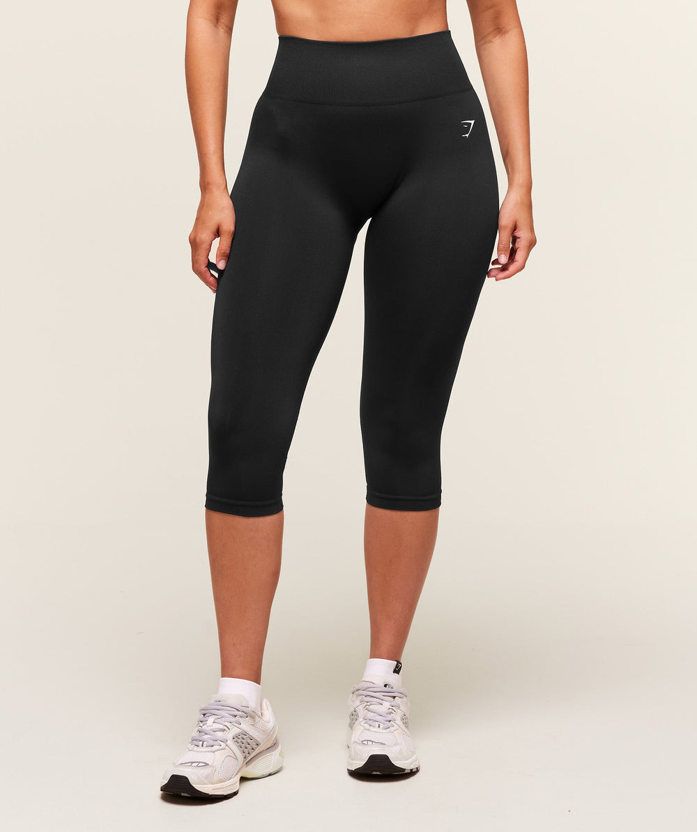 Everyday Seamless Capri Legging - Black