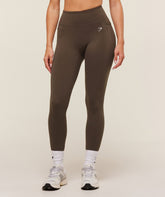 Lifting Pocket Leggings - Archive Brown
