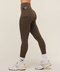 Lifting Pocket Leggings - Archive Brown