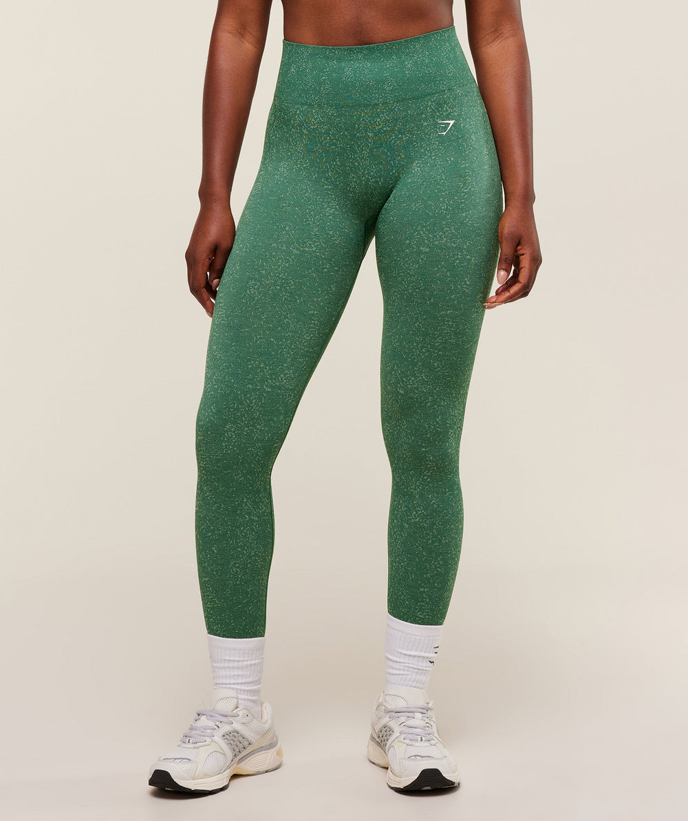 Adapt Fleck x Whitney Leggings - Lift Green/Clay Green