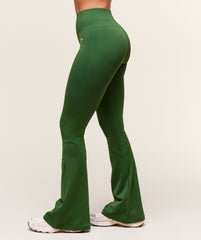Everyday Seamless Flared Legging - Athletic Green