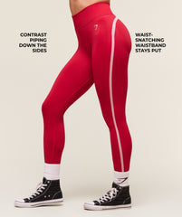 Lift Varsity Seamless Leggings - Carmine Red