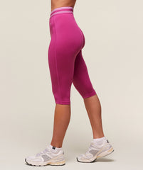 Retro Capri Leggings - Winning Pink