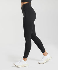 Crossover Leggings - Black