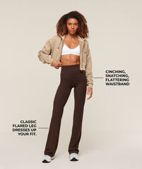 Whitney Flared Leggings - Depth Brown