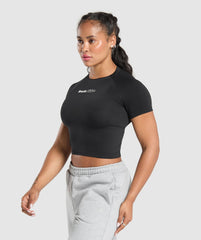 Soft Life Baby Tee - Black