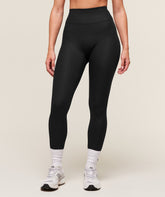 Ribbed Contour Leggings - Black