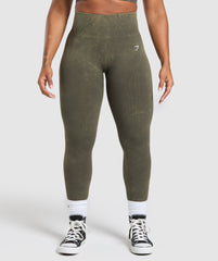 Gains Seamless Leggings - Strength Green