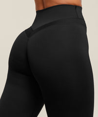 Whitney Flared Leggings - Black