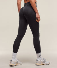 Adapt X Whitney Animal Seamless Leggings - Asphalt Grey/Black