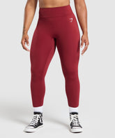 Power Leggings - Reps Red