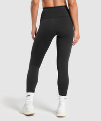Everyday Foldover Leggings - Black