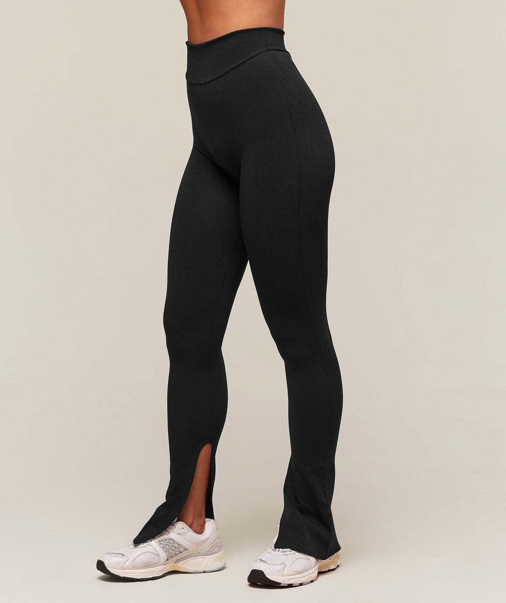 everywear Warp Knit Flare Legging - Black