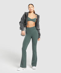 Elevate Flared Leggings 2.0 - Slate Teal