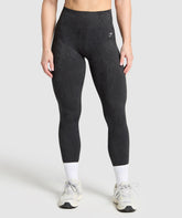Adapt Camo Seamless Leggings - Black