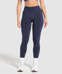 Apex Contrast Leggings - Heavy Blue/Force Blue