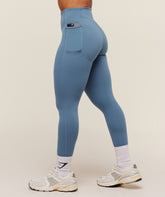 Lifting Pocket Leggings - Worn Blue