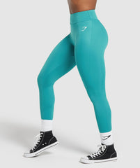 Power Tall Leggings - Bondi Teal