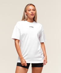 Block Oversized T-Shirt - White