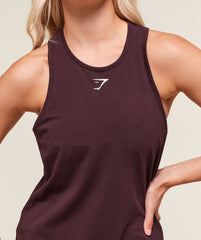 Lifting Essential Cotton Tank - Cherry Purple