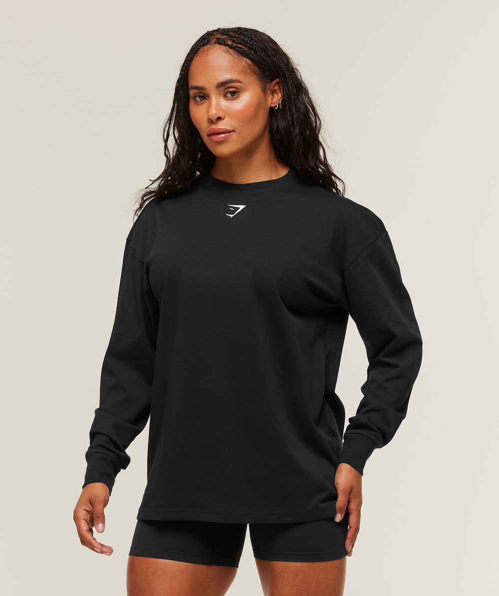 Power Long Sleeve Top - Black