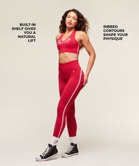 Lift Varsity Seamless Tank - Carmine Red