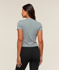 Training Baby Tee - Denim Grey