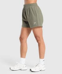 Training Fleece Shorts - Base Green