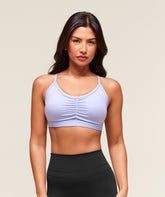 Ruched Sports Bra - Peri Blue
