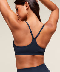 Everyday Seamless Racerback Sports Bra - Navy