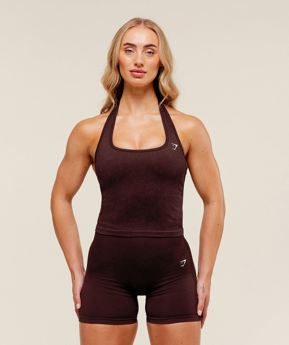 Adapt Fleck x Whitney Tank With Shelf - Cherry Purple/Rich Maroon