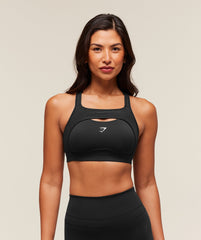 Alpha High Support Sports Bra - Black