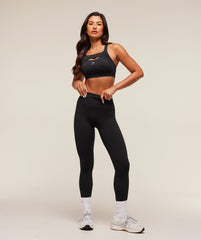 Alpha High Support Sports Bra - Black