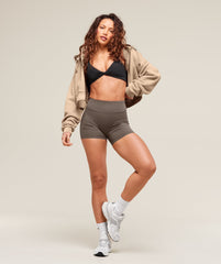 Twist Front Bralette - Black