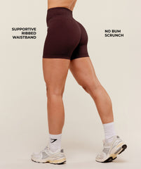 Adapt Fleck x Whitney Seamless Shorts - Cherry Purple/Rich Maroon