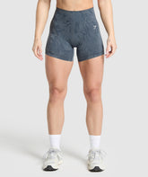Adapt Camo Seamless Shorts - Titanium Blue/Denim Grey