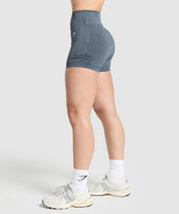Adapt Camo Seamless Shorts - Titanium Blue/Denim Grey