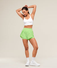 Running 2-in-1 Shorts - Energy Gelato Green