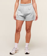 Training Fleece Shorts - Light Grey Core Marl