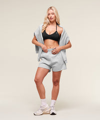 Training Fleece Shorts - Light Grey Core Marl