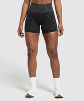 Apex Seamless Shorts - Black/Graphite Grey