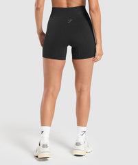 Luxe Seamless Shorts - Coal Marl