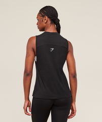 Trace Graphic Tank - Black