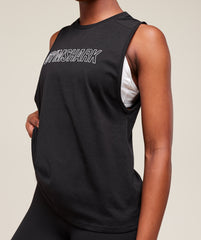 Trace Graphic Tank - Black