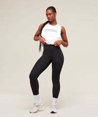 Trace Graphic Tank - White