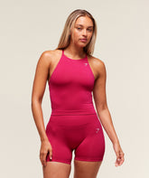 Everyday Seamless Tank With Shelf - Build Pink